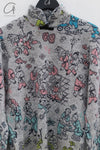 YANYAN KNITS stand collar pullover YYK-YYW23-0021-HUI gray